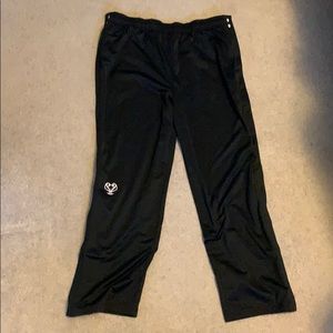 Black Under Armour Button-Up Sweatpants